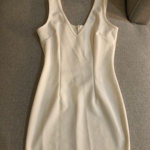 Off white mini dress